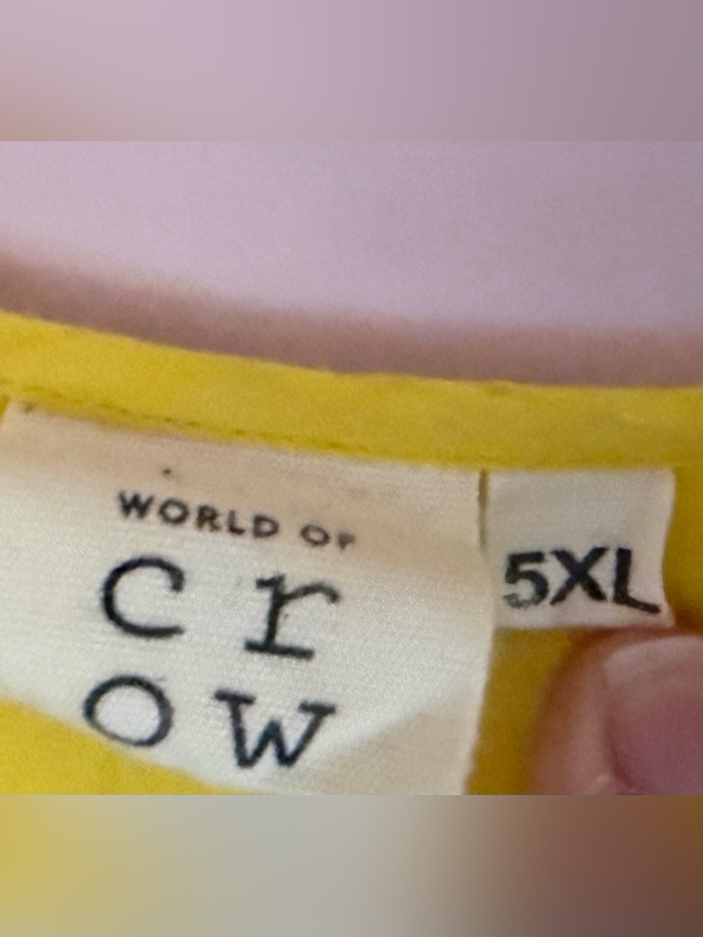 World of Crow ππ¦ββ¬ Vibrant Yellow Jamdani Dress OS 5x 2x 1x FLAW - Picture 3 of 10